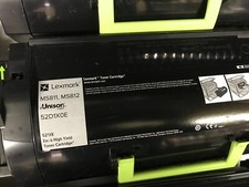 Lot of 12 Empty Virgin Lexmark 52D1X0E Toner Cartridge 521XE MS811 MS812