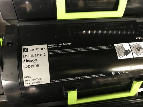 Lot of 12 Empty Virgin Lexmark 52D1X0E Toner Cartridge 521XE MS811 MS812