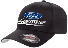 Ford SVT Lightning F150 Truck Logo Design Flexfit 6277 Hat Cap