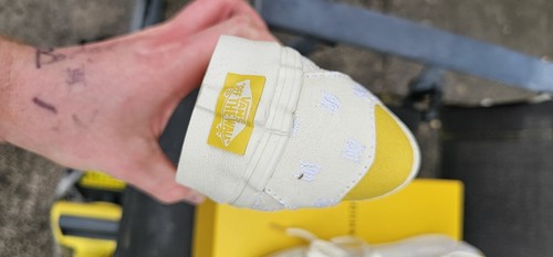 Vans Rhude Diamo Ni Bandana/ Marshallow/ White Vault X UK 7.5 - Picture 3 of 13