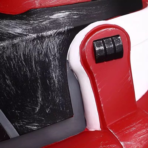 Star Wars:The Clone Wars Kaminoan PVC Red Wearable Helemt Full Mask Prop Cosplay - Picture 8 of 14