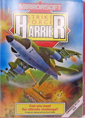 COMMODORE 64/128 -- STRIKE FORCE HARRIER (MIRRORSOFT  -  DISK)