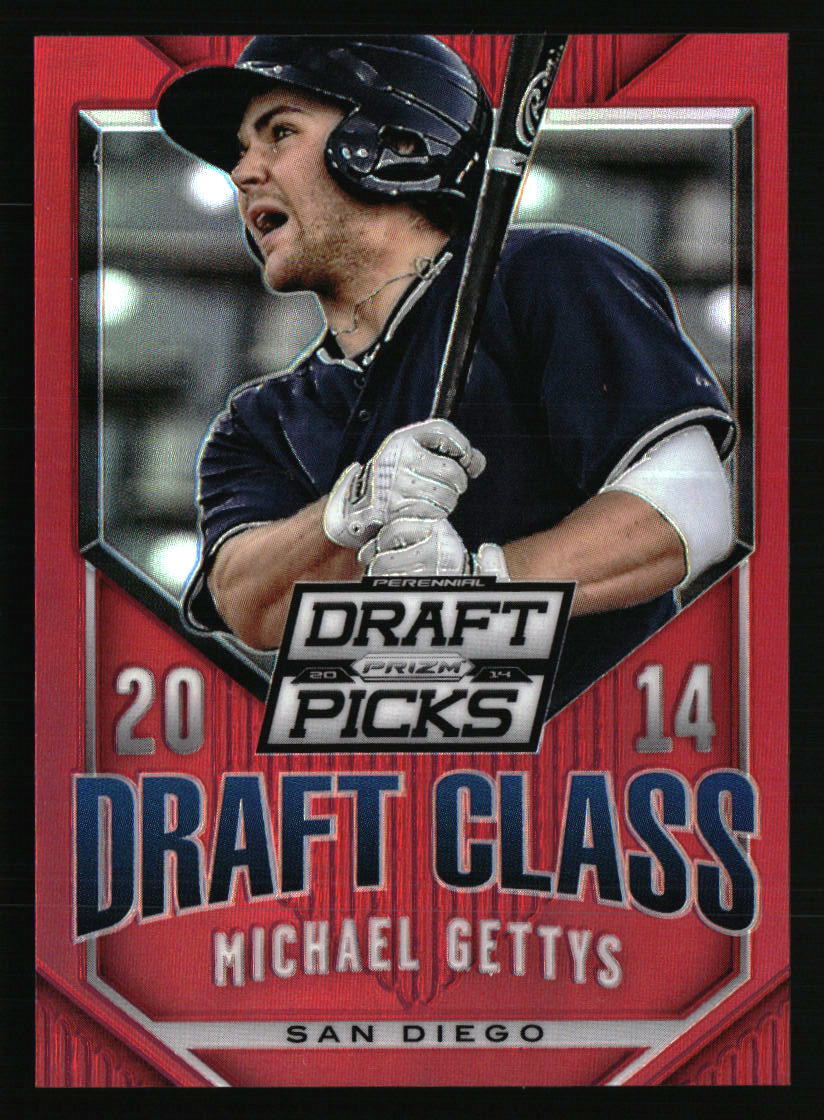 Michael Gettys 2014 Panini Prizm Perennial Draft Picks Red #49 100/100 Baseball Card