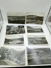 Norway Vtg Postcards Lot of 8 Hardanger Voss Bergen Naerodalen Etc BW Photos
