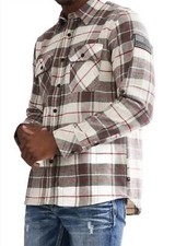 Howitzer Style Men's Button Down Flannel Verdun Military Grunt MFG