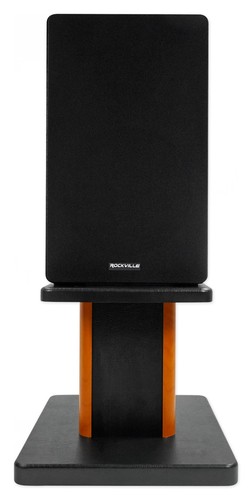 Rockville Gaming Twitch Stream Desktop Computer Lautsprecher Ständer in schwarz und Holz - Bild 5 von 9