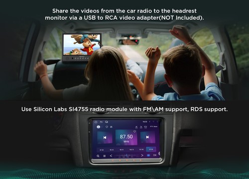 For 2003-2013 VW Golf GTI MK5 MK6 Plus 9"Android 13 Car Radio Stereo GPS CarPlay - Picture 10 of 31