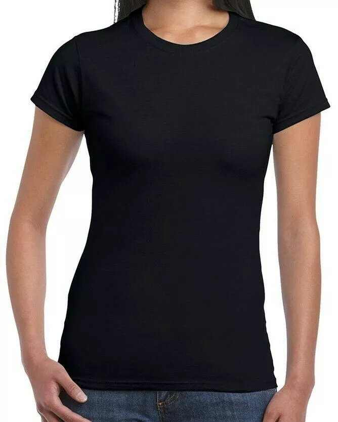Plus Size Ladies Black TShirt 4xl Womens Large T Shirts Breathable Summer Top