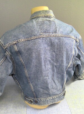 Vintage Levi's 70598 Jean Denim Trucker Jacket Long Sleeve