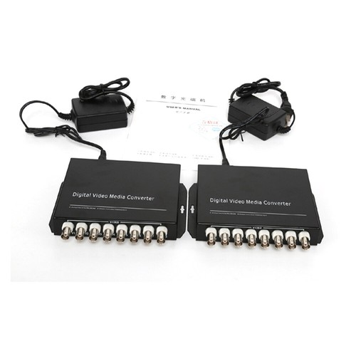 8 Kanal Digital Video Glasfaser Optische Medien Konverter CCTV-FC Singlemode Glasfaser 20 km - Bild 10 von 15