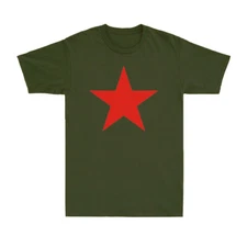 Red Star Soviet Che Guevara Revolution CCCP USSR Vintage Men's Cotton T-Shirt