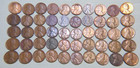 1909 Vdb & Other Us Lincoln Wheat Penny Lot Of 50 Pennies - Lot 333