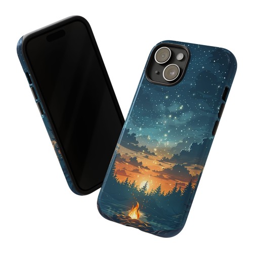 Camp Bonfire Sunset Night - Phone Ink Cover Case for iPhone, Galaxy, Pixel - 第 35/281 張圖片