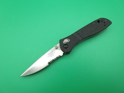 Benchmade 705S McHenry & Williams ATS-34 Combo Edge Folding Pocket Knife