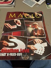 Jonathan Levit X-Files Guy Magic Magazine Issue May 2000 #1