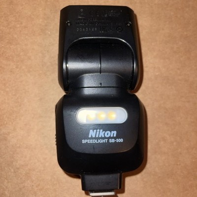Nikon SB-500 Speedlight Flash Photography Accessory Pre-owed #2063149
