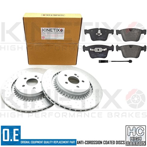 FOR MERCEDES S63 S65 CL63 CL65 AMG REAR BRAKE DISCS PADS BRAKE SHOES WIRE 365mm - Picture 2 of 6