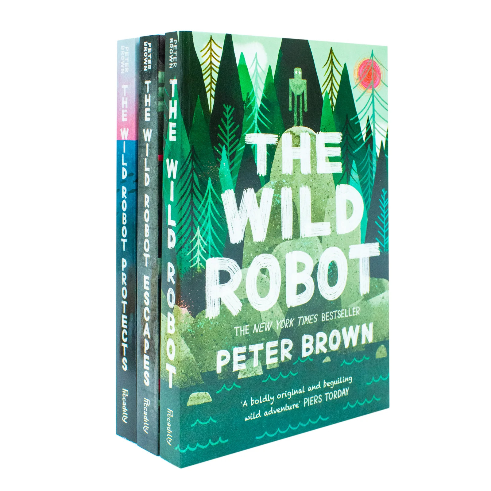 The Wild Robot 3-Book Set  Adventure, Nature & Survival Stories f | Peter Brown