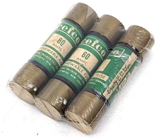 Lot of 3 - CF-220 / R60/250 Cefco 60 Amp 250V Renewable Fuse - Next Day Option