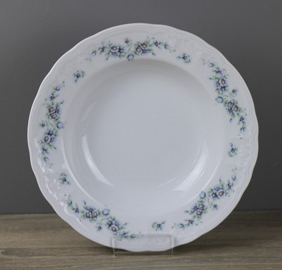 Seltmann Weiden Julia Blaue Margeritenranke Suppenteller tiefer Teller Ø 22,5 cm