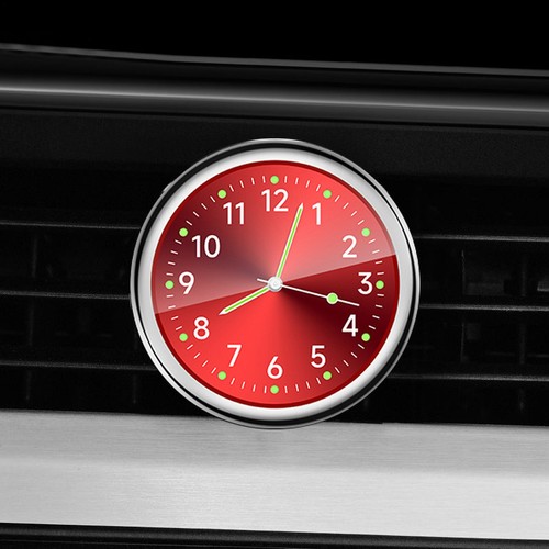 Classic Car Dashboard Clock Glowing Analog Clock Watch Adhesive For Vehicle - Picture 9 of 17
