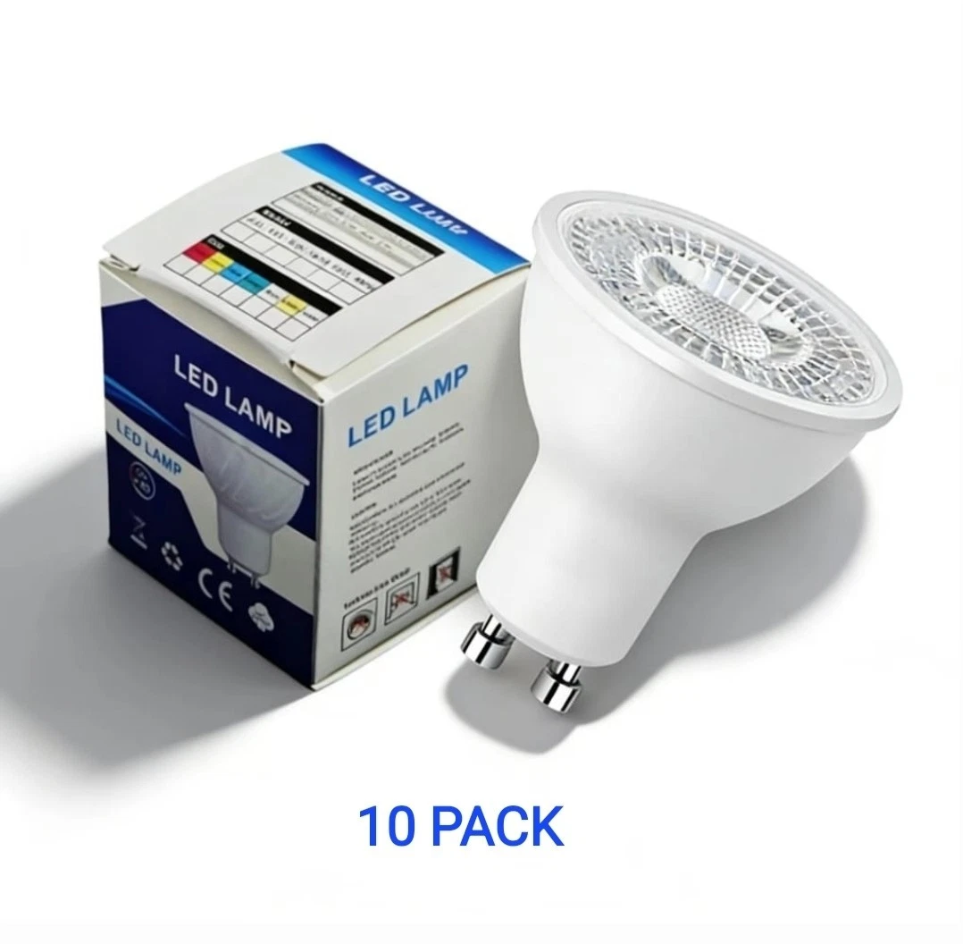 1,3,5,8,10 A+ Bombillas LED 5W Blanco Frío 6500K Foco 120° ECO 5W No Regulable