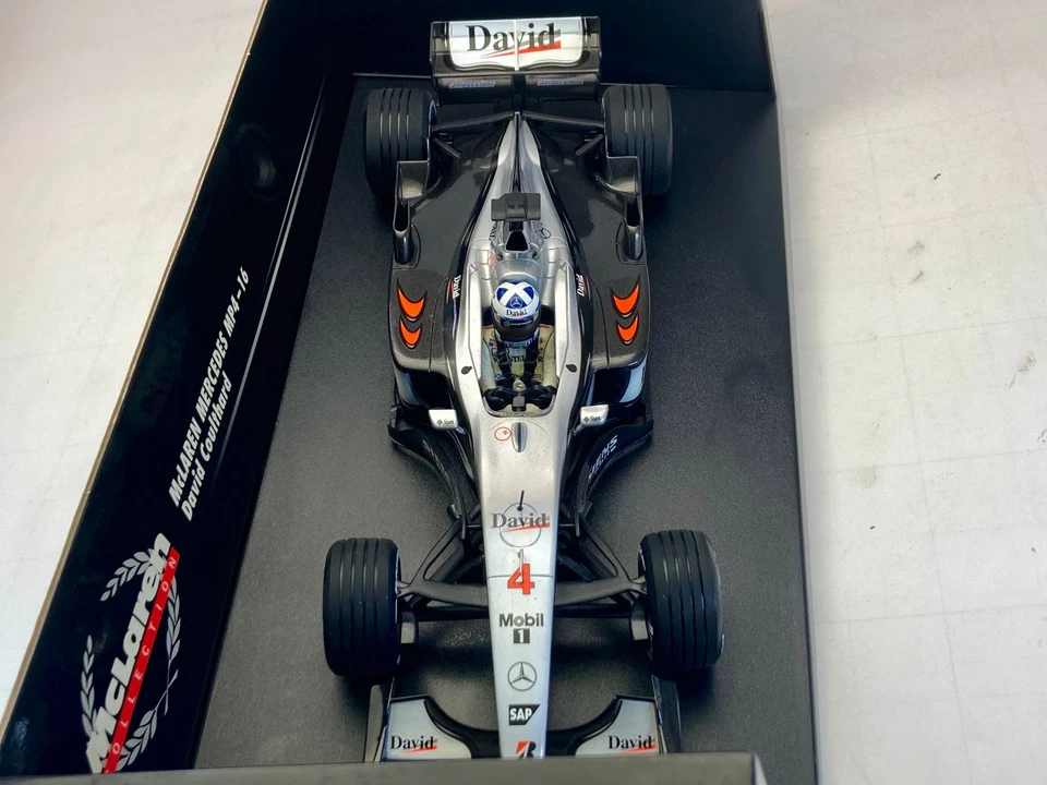1:18 Minichamps McLaren Mercedes MP4-16 David Coulthard 2001 #4 530 011804 - Image 4 of 4
