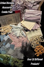 1/35 Scale Urban Diorama Accessory Combo Pack 2.0- Over 25 Different Items! 8868