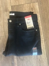 Levi's 721 High Rise Soft Black Skinny Jeans, 16 Medium /W33 L30, New w/ Tags
