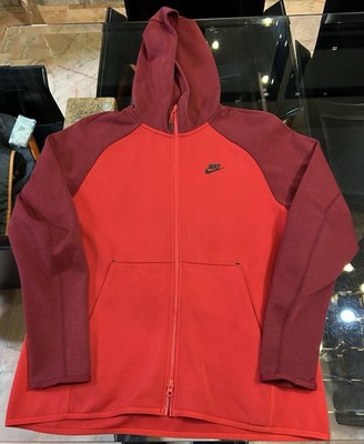 Men's Nsw Tech Fleece Zip Hoodie red 928483657