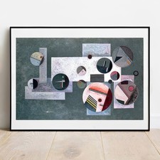 Art print Kandinsky Closed Circles 1933 giclee poster modern wall art picture