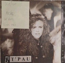 T'Pau China In Your Hand Vinyl Record 7" VG+/G+ SRN 64 1987