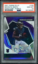2021 Panini Rookies & Stars - Rookies Devonta Smith #105 Purple Signatures...