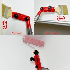 Multi Angle Paint Brush Extender Extension Pole Attachment Holder High Ceiling-
