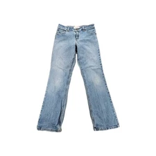 Signature Levi's Strauss Women Size 8 Jeans Blue Denim Mid Rise Boot Cut