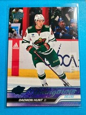 2023-24 Upper Deck Deluxe #494 Daemon Hunt YG RC 028/250
