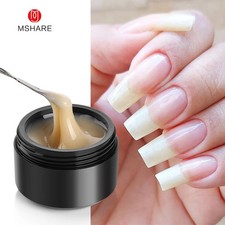 MSHARE 50ml Natural Nails Gel Builder Nalil Tpo Free Self Leveling Gel for Nail