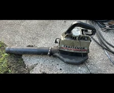 Sears Vintage Craftsman Gas Leaf Blower 2-Speed 150 Mph It Starts And Runs Great
