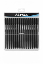 Paper Mate Write Bros Stick Ballpoint Pens Black Ink Office School 24-Pack