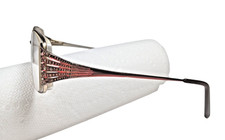 SOPHIA LOREN BEAU RIVAGE BR48 057 Gold/ Burgundy Womens Eyeglasse Frames