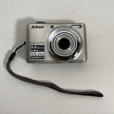 Nikon Coolpix L21 CCD Sensor 8.0MP Fully Working AA Battery Cover Loose