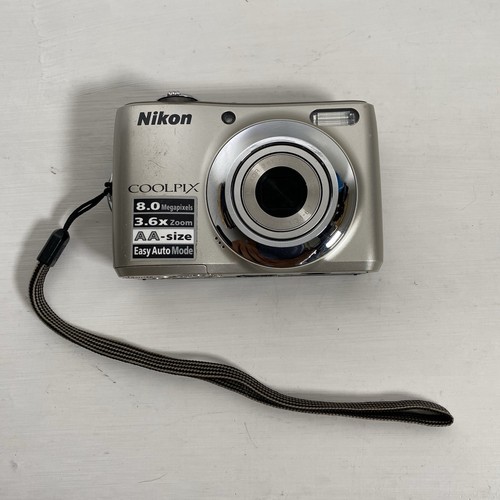 Nikon Coolpix L21 CCD Sensor 8.0MP Fully Working AA Battery Cover Loose - Picture 1 of 15