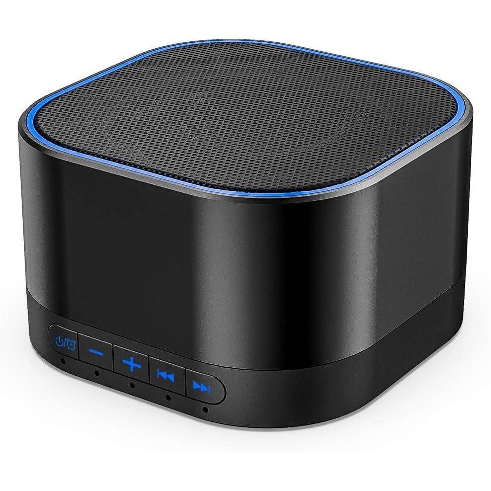 MagicTeam White Noise Machine Sound Machine SN-A1 Sleep Aid Portable Black