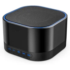 MagicTeam White Noise Machine Sound Machine SN-A1 Sleep Aid Portable Black