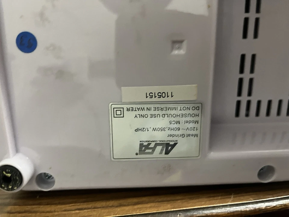 Máquina picadora de carne Foto 3 de 4