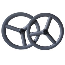 Freno a disco ruota leggero Lefty 1.0 20 pollici 406 carbonio 3 razze per bici da strada