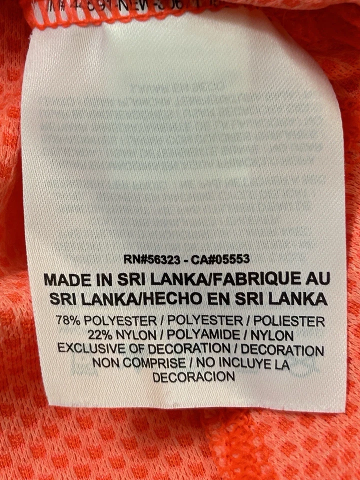 Pullover para correr Nike Dri-Fit para mujer L rosa coral manga larga cuello falso Foto 4 de 4