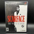 Scarface the World is Yours (Sony PlayStation 2, 2006) COMPLETE IN BOX (CIB)