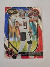 2024 Panini Select - Club Level Michael Penix Jr. #235 Red & Blue Shock Prizm...