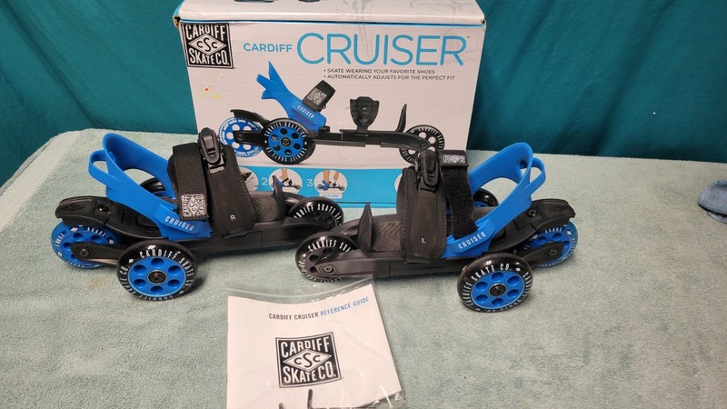 Used 1x Cardiff Cruiser 3 Wheel Inline Roller Skate Men 2-8 Women 2-9 Free Ship!